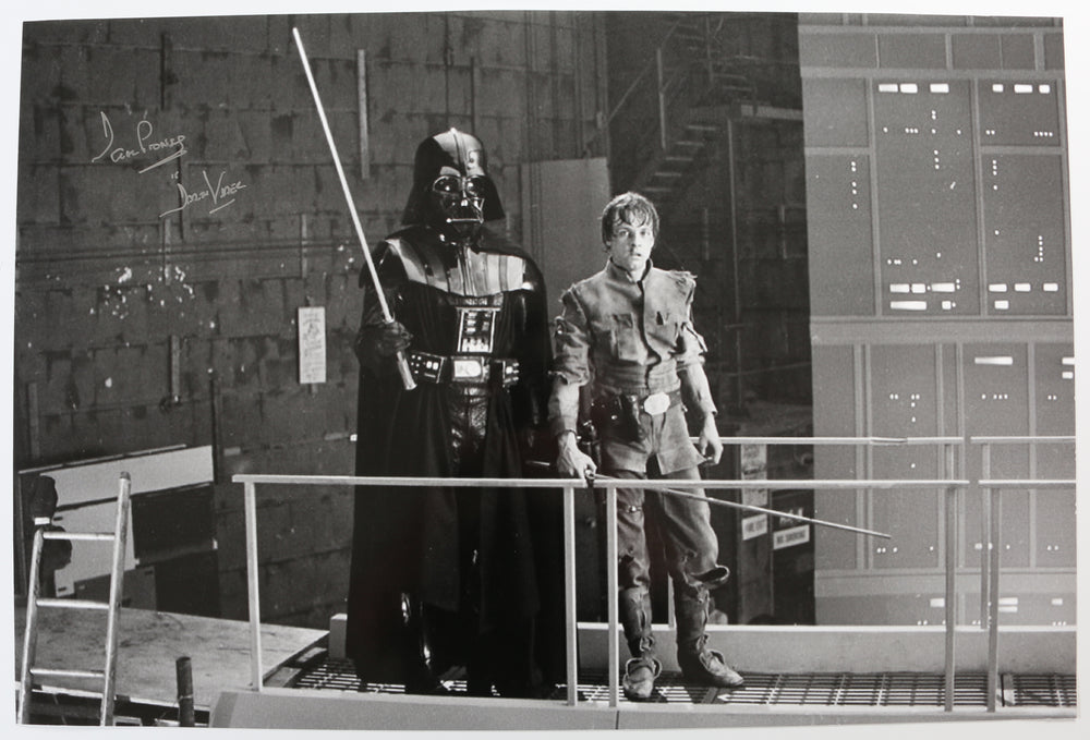 Dave Prowse as Darth Vader in Star Wars: The Empire Strikes Back Signed 20x30 Poster With Character Name