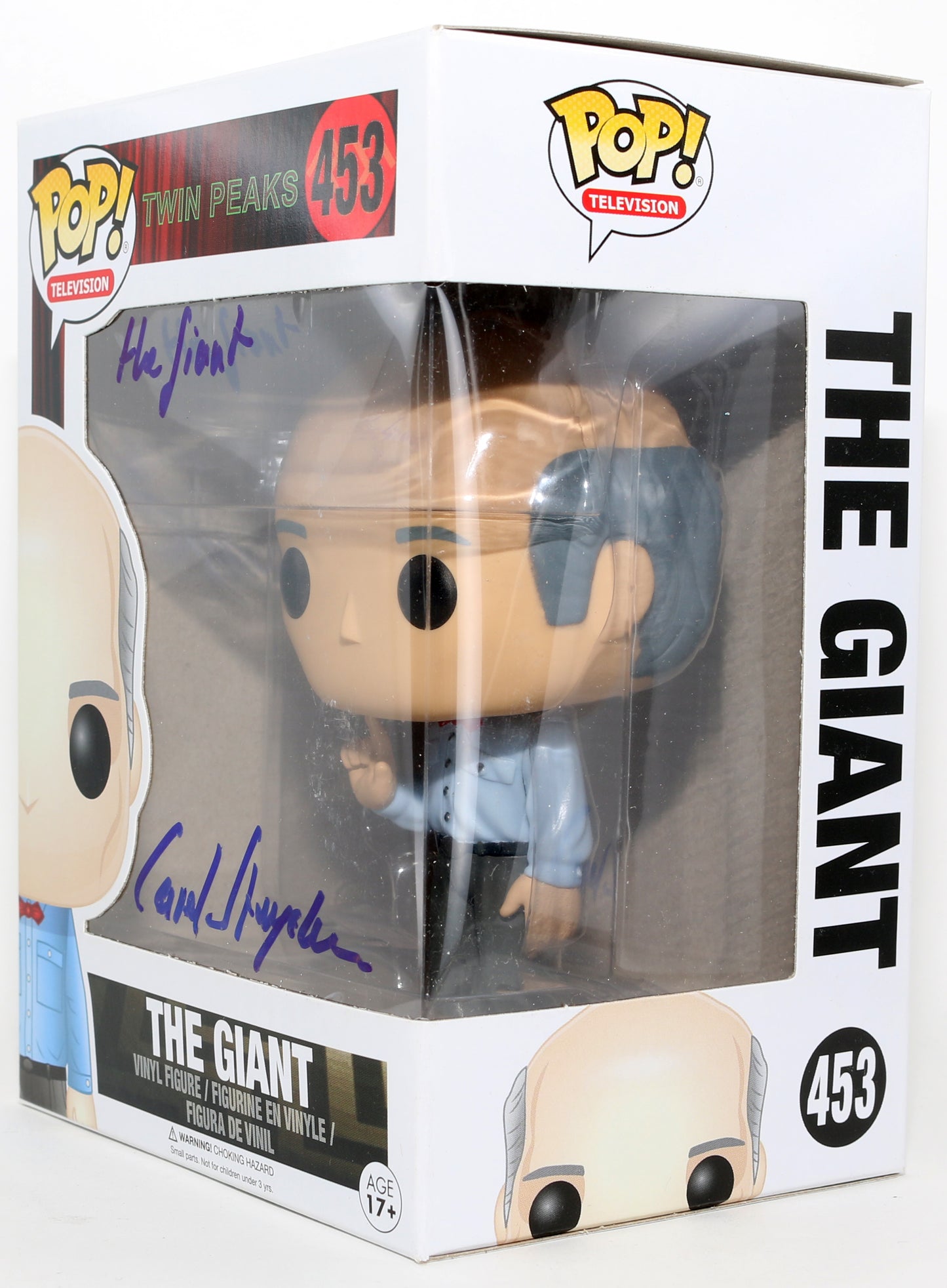 
                  
                    Carel Struycken as The Giant in Twin Peaks Signed Funko POP! #453 with Character Name
                  
                