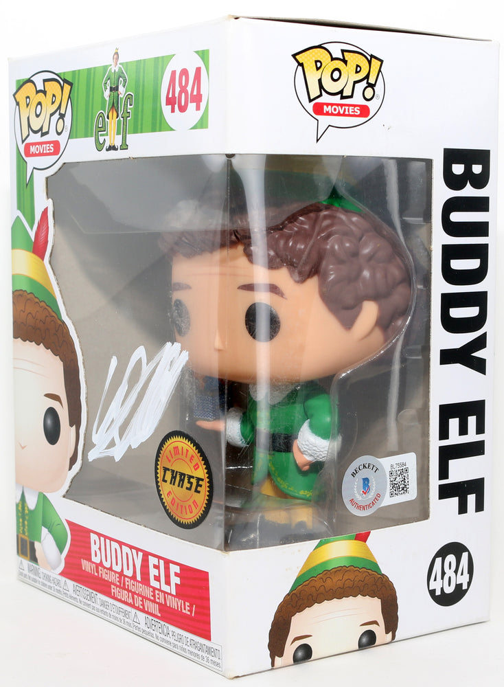
                  
                    Will Ferrell as Buddy Hobbs / Buddy Elf in Elf Chase Edition (Beckett) Signed Funko POP! #484
                  
                