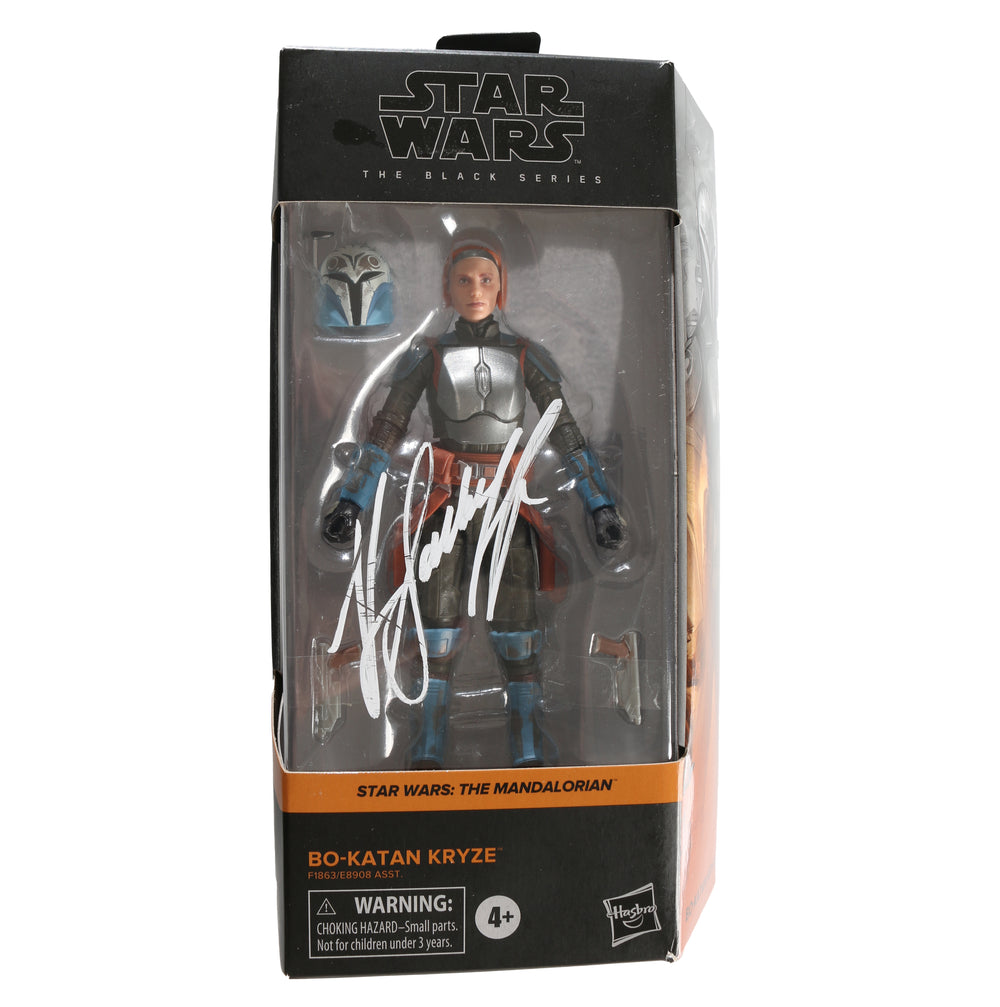 Katee Sackoff as Bo-Katan Kryze in Star Wars: The Mandalorian (SWAU) Signed Black Series Figure
