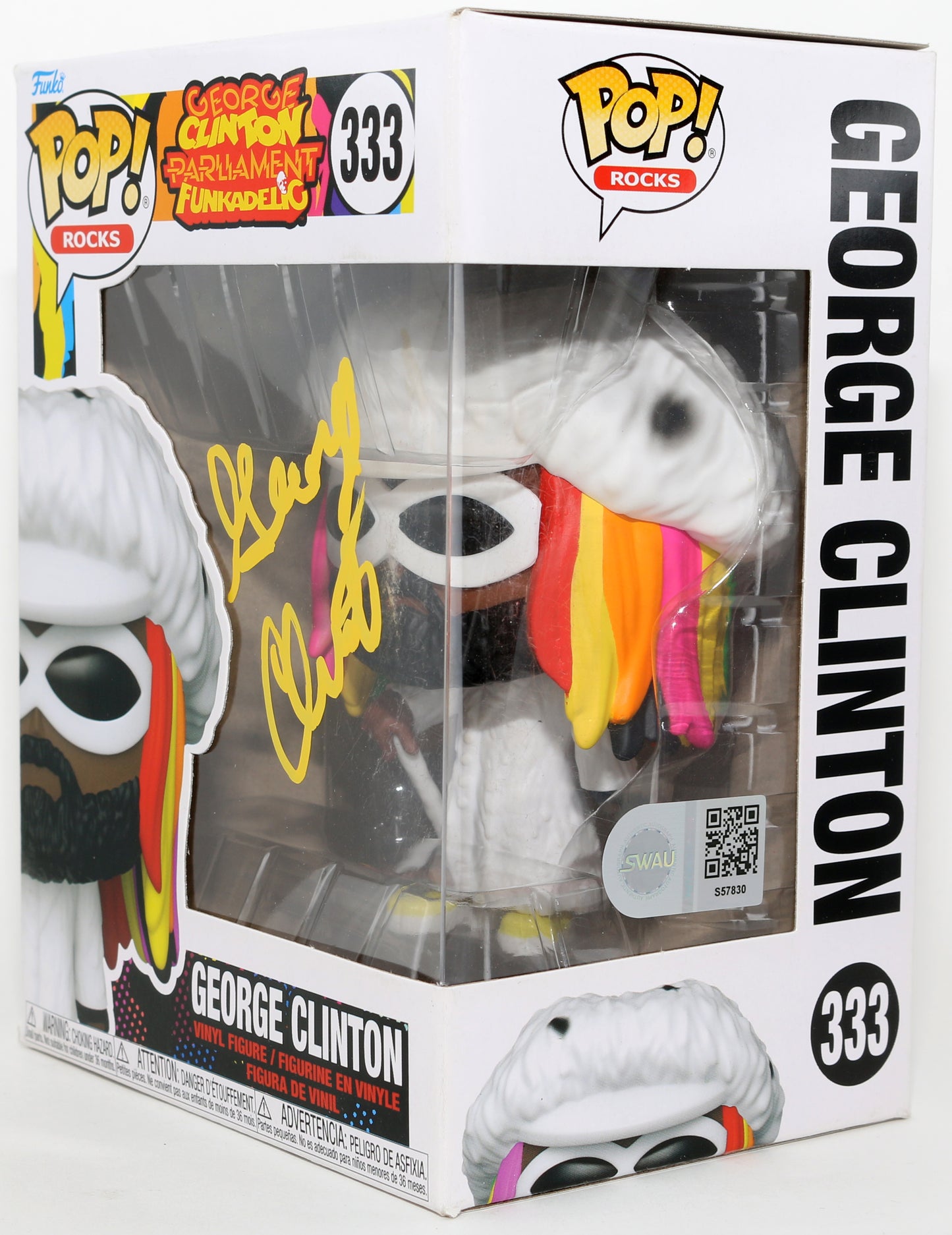 
                  
                    George Clinton Singer from Parliament-Funkadelic (SWAU) Signed Funko POP! #333
                  
                