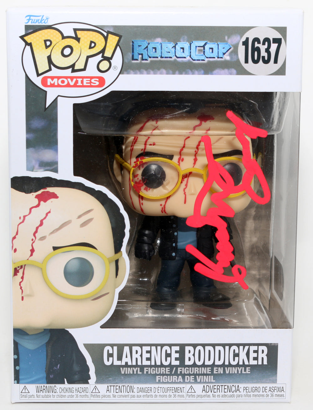 Kurtwood Smith as Clarence Boddicker in RoboCop (SWAU) Signed Funko POP! #1637