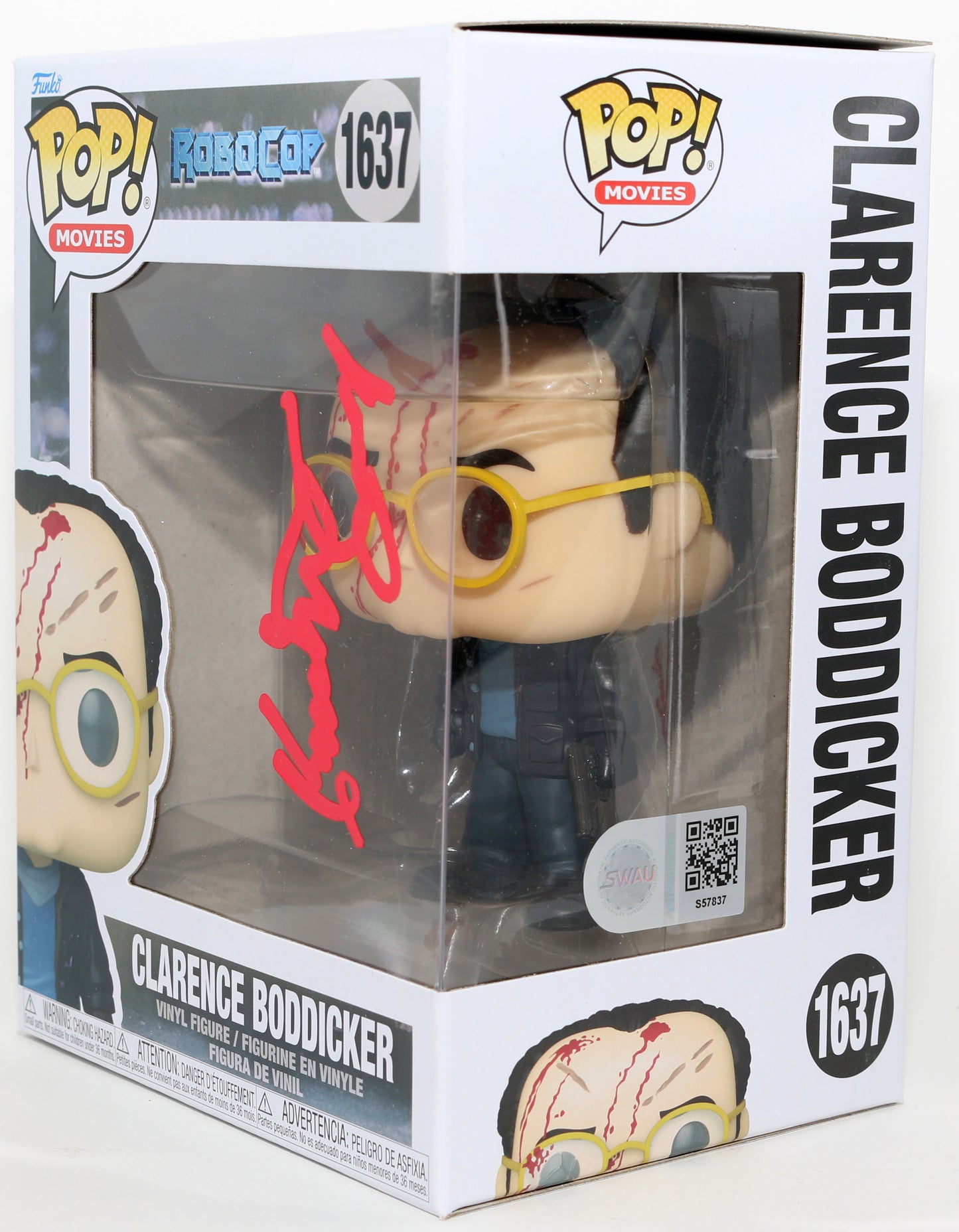 
                  
                    Kurtwood Smith as Clarence Boddicker in RoboCop (SWAU) Signed Funko POP! #1637
                  
                