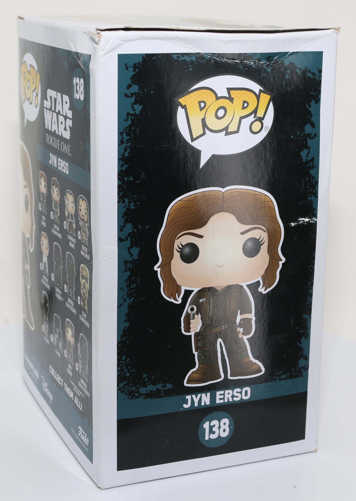 
                  
                    Felicity Jones as Jyn Erso in Rogue One: A Star Wars Story (SWAU) Signed Funko POP! #138
                  
                