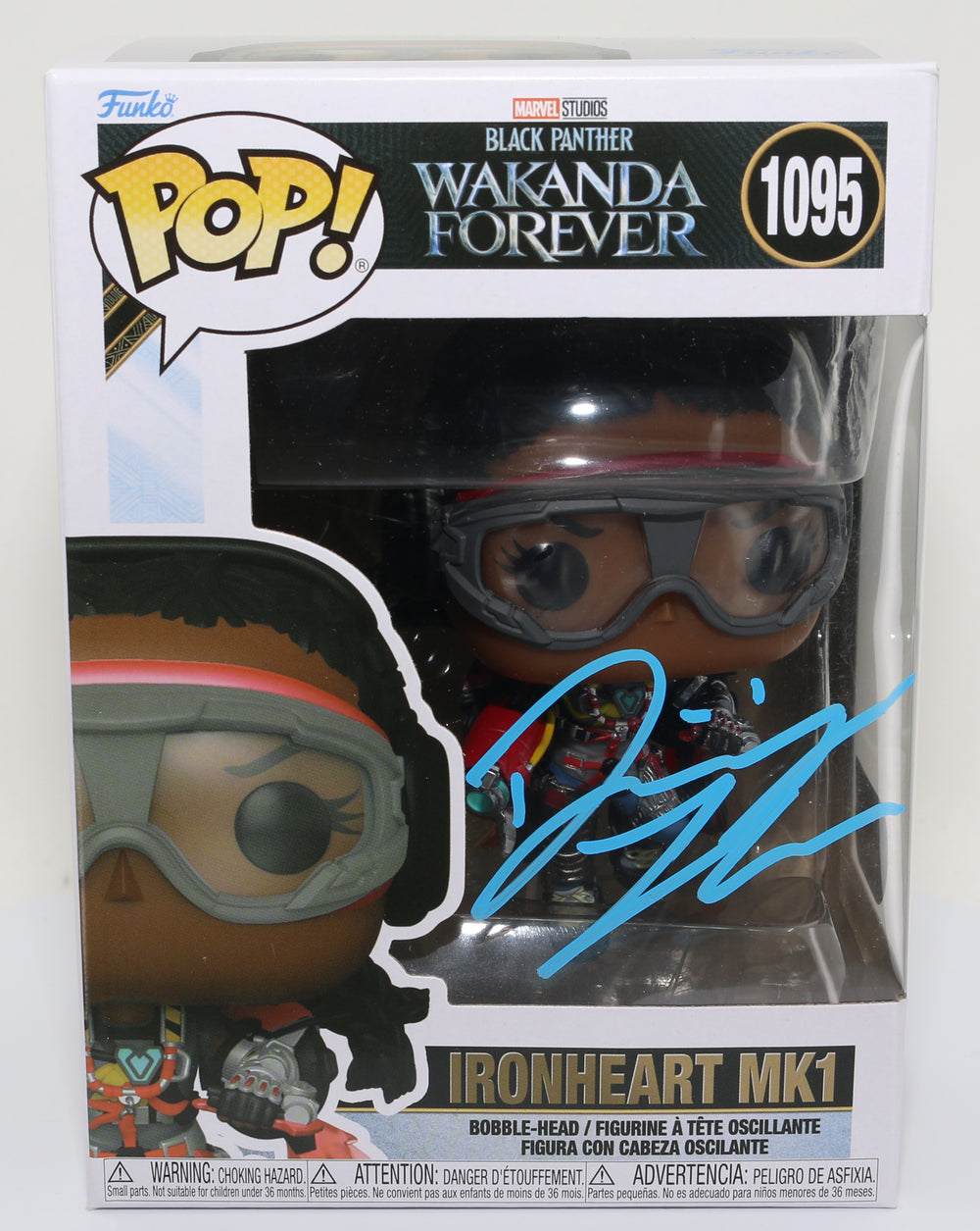 Dominique Thorne as Riri Williams / Ironheart in Black Panther: Wakanda Forever (SWAU) Signed Funko POP! #1095
