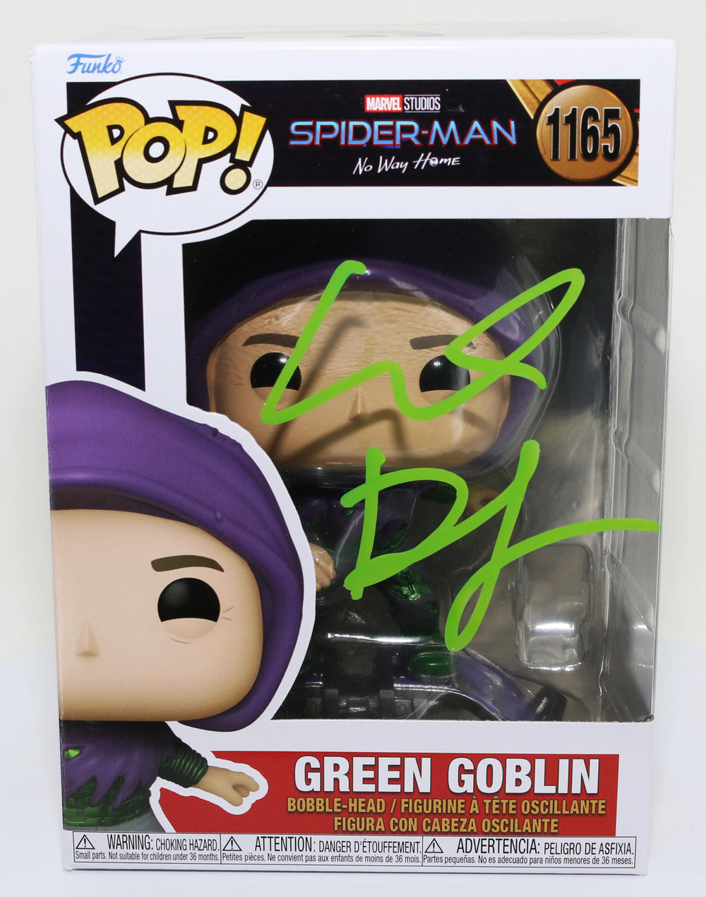 Wilem Dafoe as Green Goblin in Spider-Man: No Way Home (Celebrity Authentics) Signed POP! Funko #1165