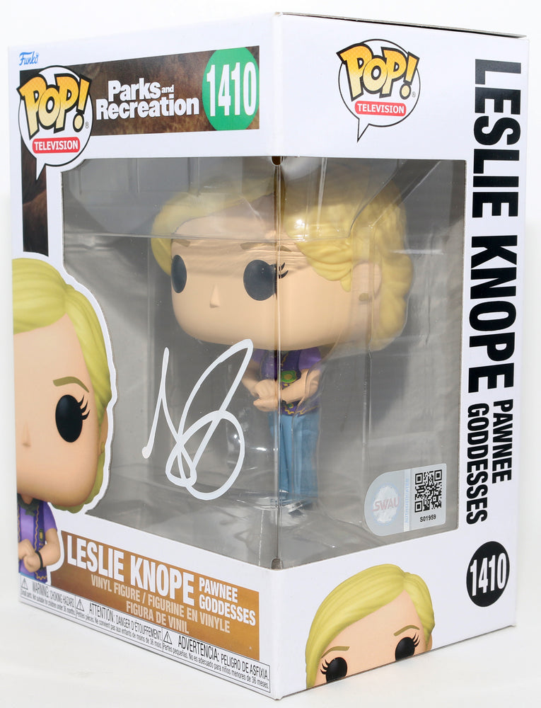 
                  
                    Amy Poehler as Leslie Knope in Parks & Recreation (SWAU) Signed Funko POP! #1410
                  
                