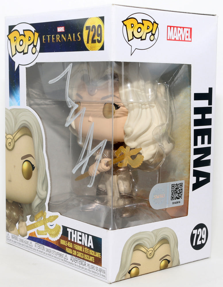 
                  
                    Angelina Jolie as Thena in The Eternals (SWAU) Signed Funko POP! #729
                  
                