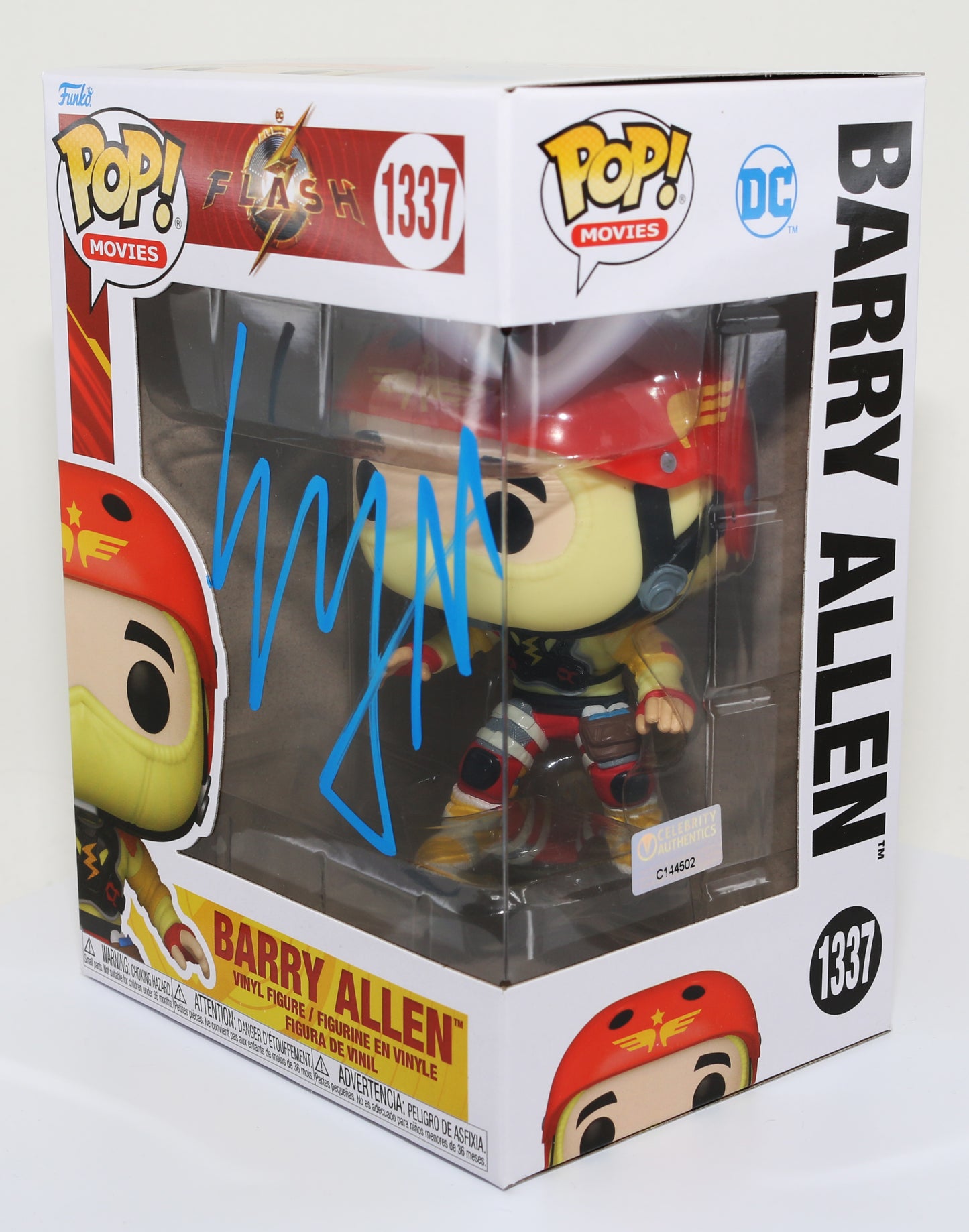 
                  
                    Ezra Miller as Barry Allen in The Flash (Celebrity Authentics) Signed Funko POP! #1337
                  
                
