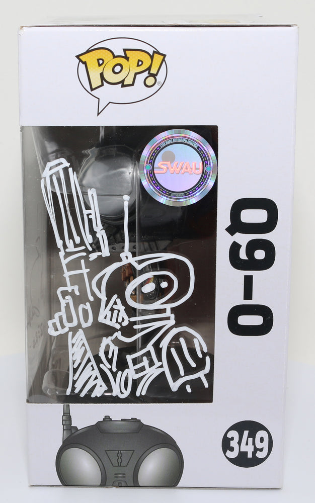 
                  
                    Christopher Bartlett as Q9-0 in Star Wars: The Mandalorian Signed Funko POP! #349 with Character Name and Remark
                  
                