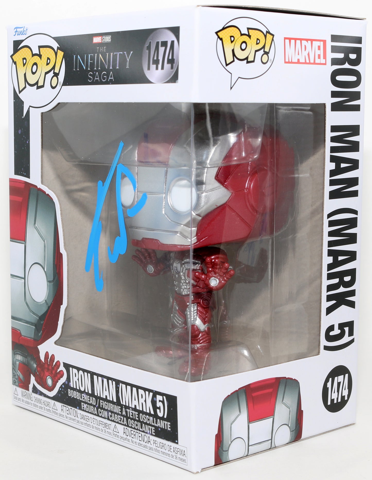 
                  
                    Kevin Feige President of Marvel Studios & Producer of The Infinity Saga Iron Man [Mark 5] Signed Funko POP! #1474
                  
                