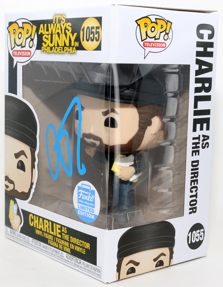 
                  
                    Charlie Day as Charlie Kelly The Director in It's Always Sunny in Philadelphia Funko Shop Limited Edition Exclusive Signed Funko POP! #1055
                  
                