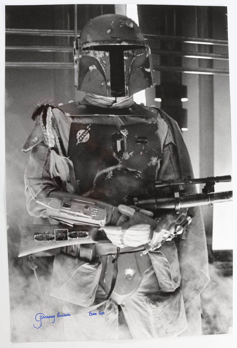 Jeremy Bulloch as Boba Fett in Star Wars: The Empire Strikes Back Signed 20x30 Poster
