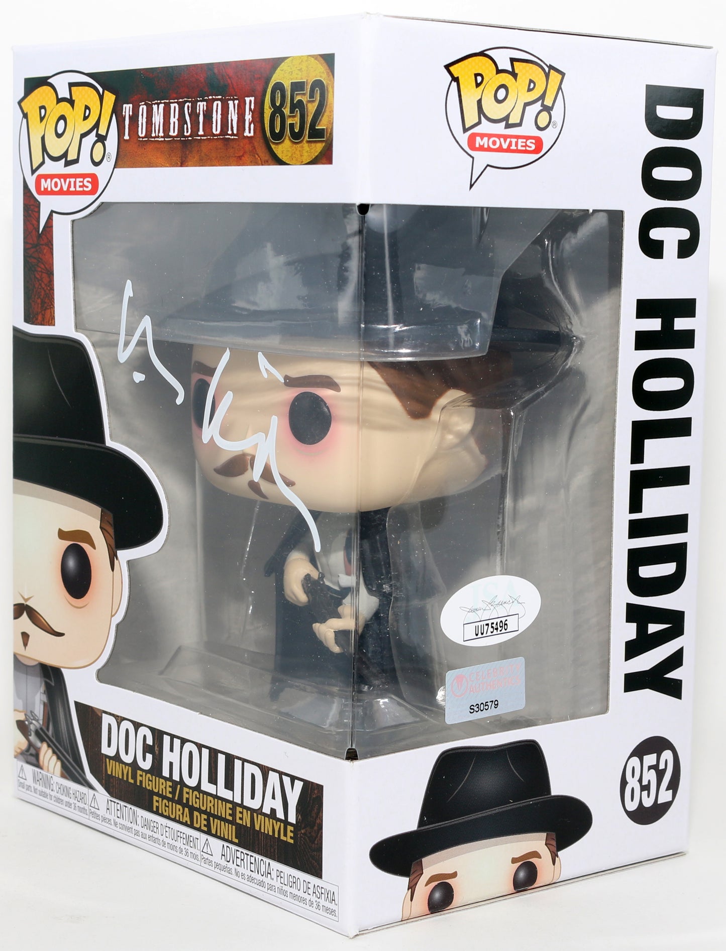 
                  
                    Val Kilmer as Doc Holliday in Tombstone (JSA / Celebrity Authentics) Signed Funko POP! #852
                  
                