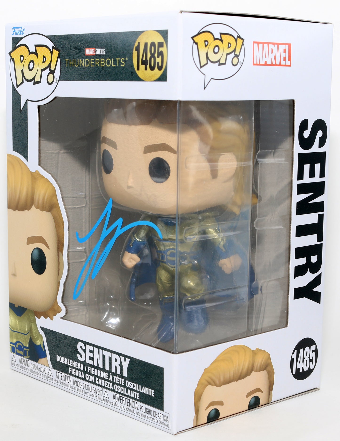 
                  
                    Lewis Pullman as Sentry in Thunderbolts* / The New Avengers Signed Funko POP! #1485
                  
                