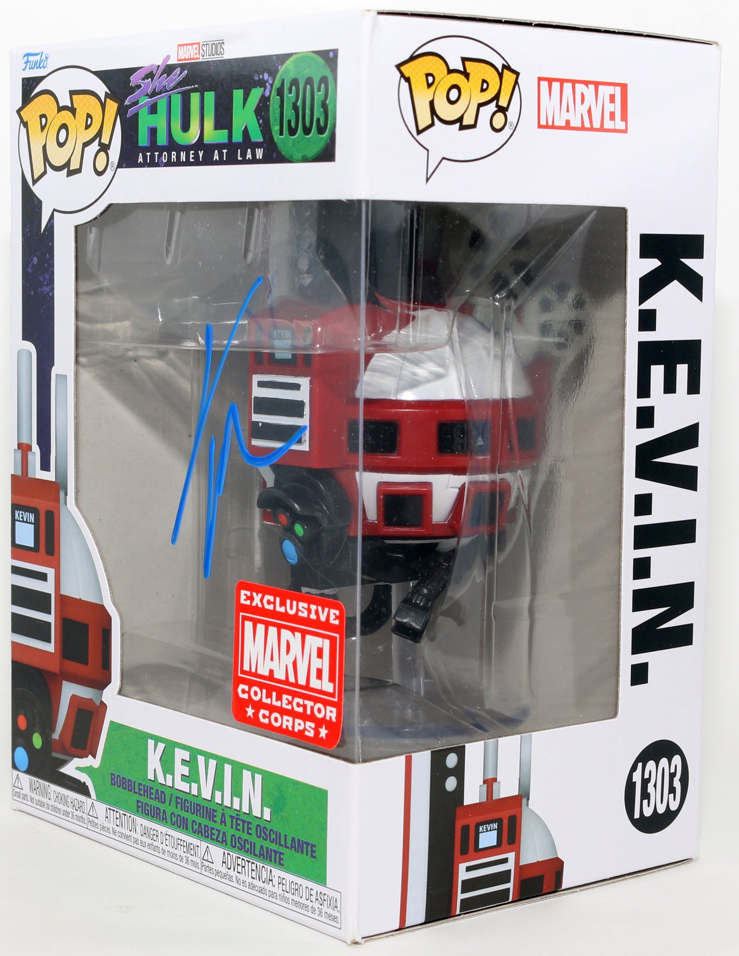 
                  
                    Kevin Feige as K.E.V.I.N. in She-Hulk Marvel Collector Corps Exclusive Signed Funko POP! #1303
                  
                