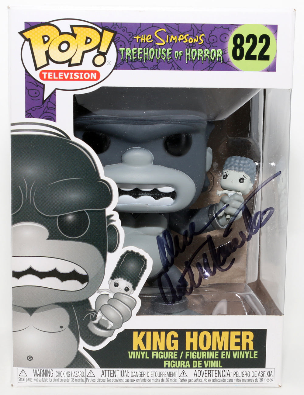 Dan Castellaneta as King Homer in The Simpsons: Treehouse of Horror Signed Funko POP! #822
