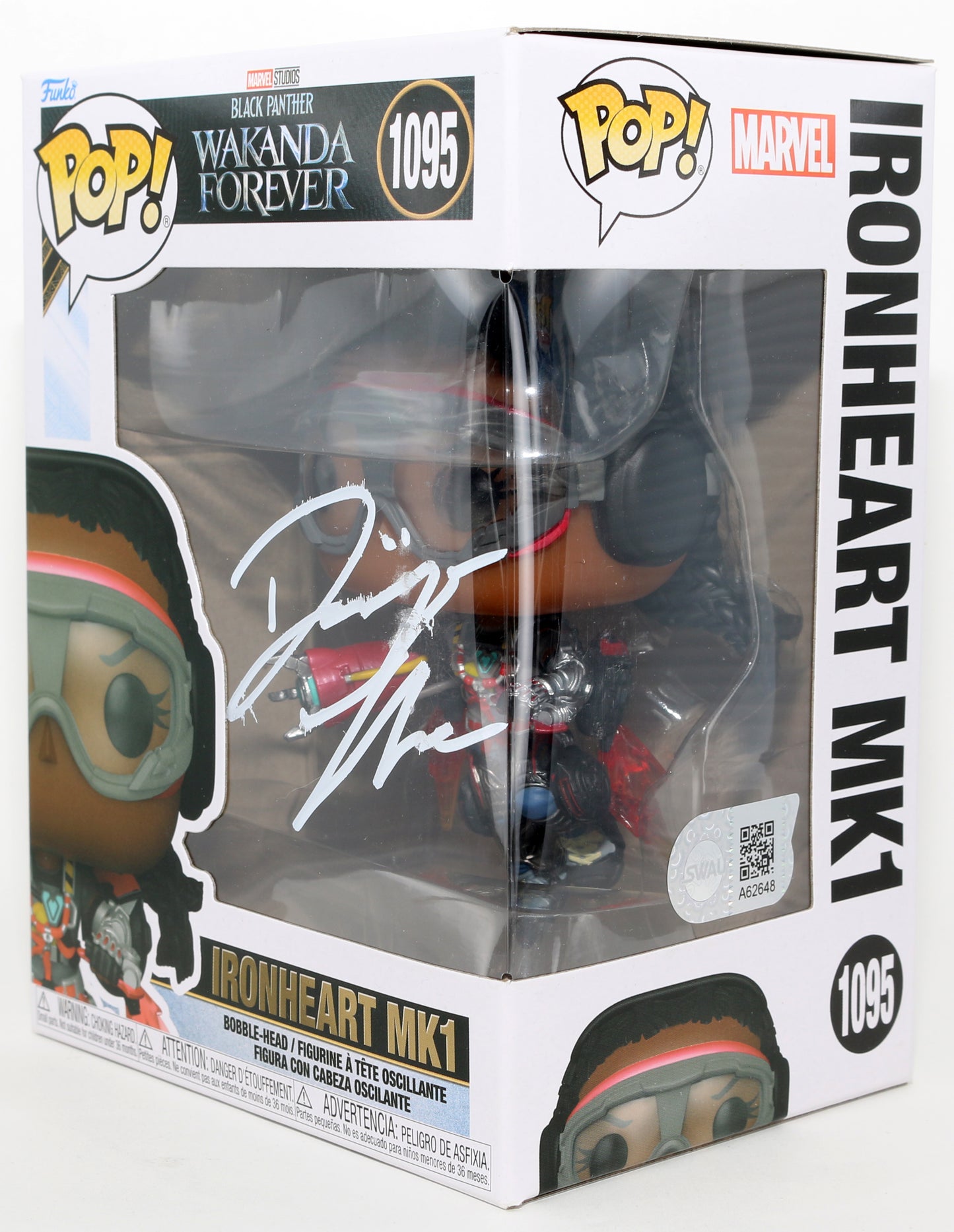 
                  
                    Dominique Thorne as Riri Williams / Ironheart in Black Panther: Wakanda Forever (SWAU) Signed Funko POP! #1095
                  
                