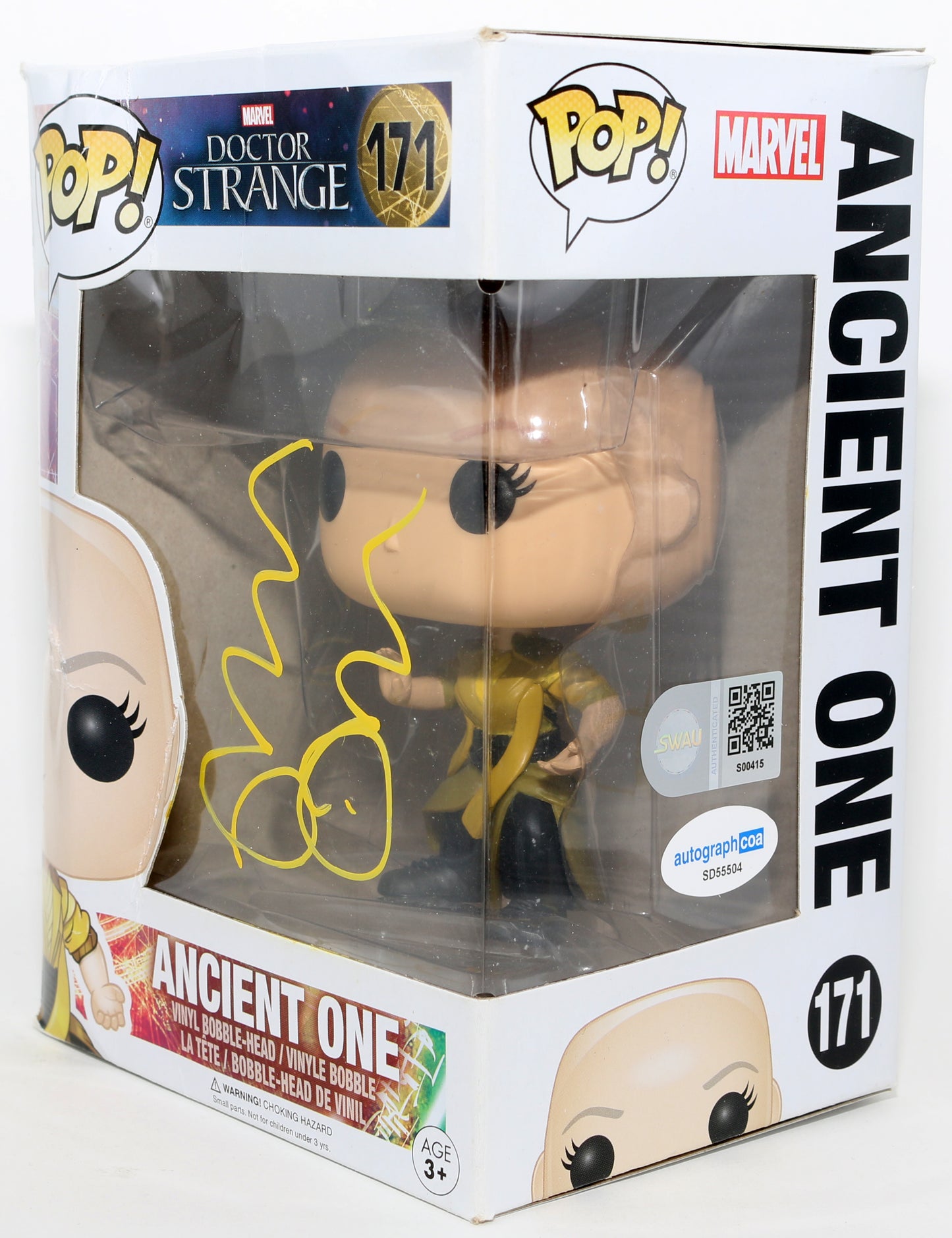 
                  
                    Tilda Swinton as Ancient One in Doctor Strange (SWAU) Signed Funko POP! #171
                  
                
