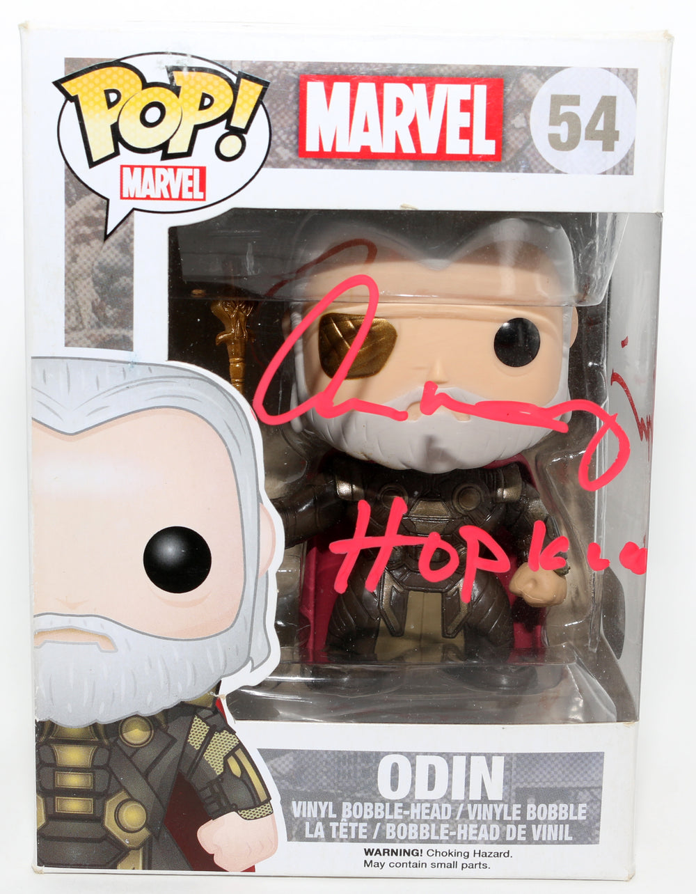 Anthony Hopkins as Odin in Thor (SWAU) Signed Funko POP! #54