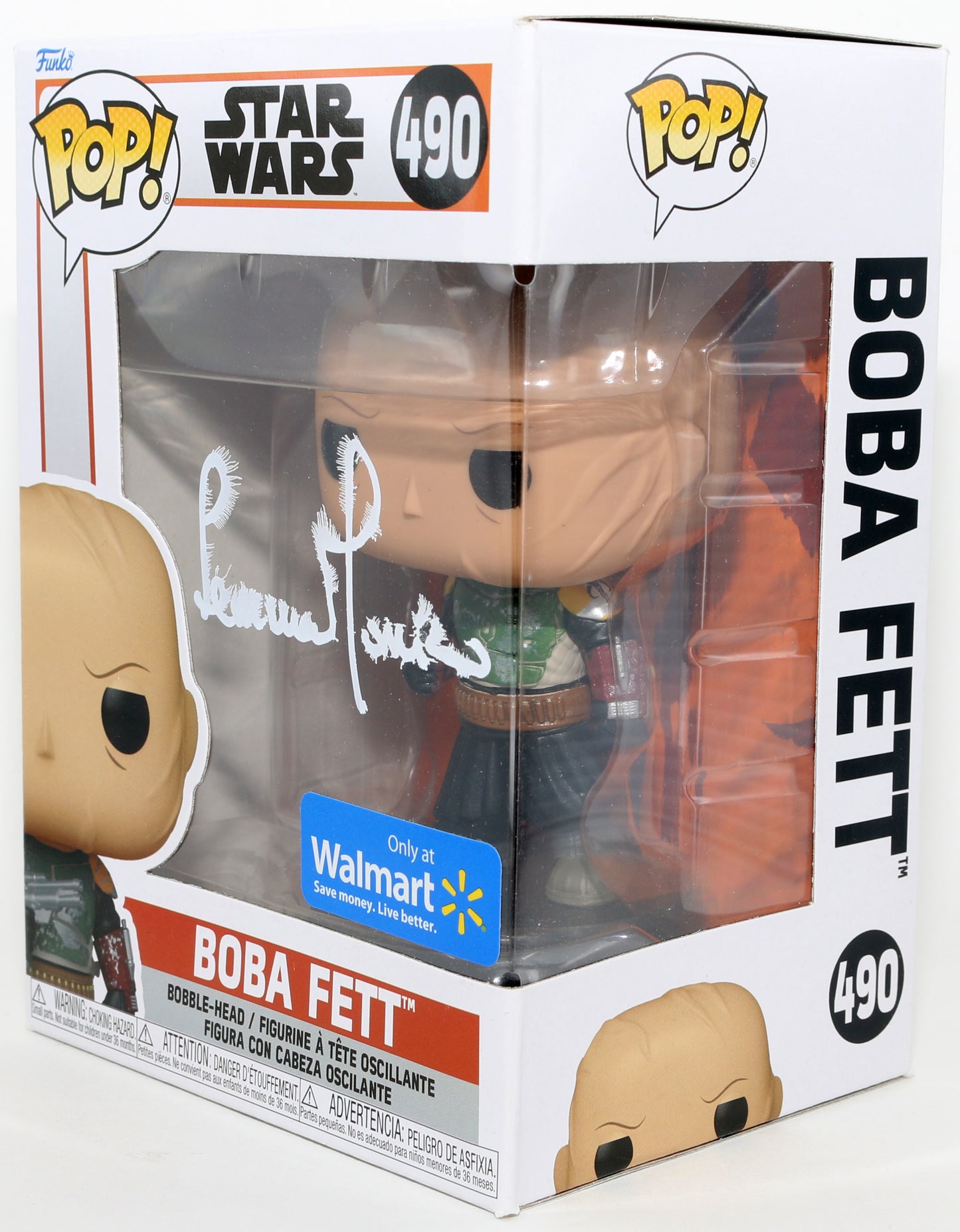 
                  
                    Temuera Morrison as Boba Fett in Star Wars: The Book of Boba Fett Walmart Exclusive Signed Funko POP! #490
                  
                