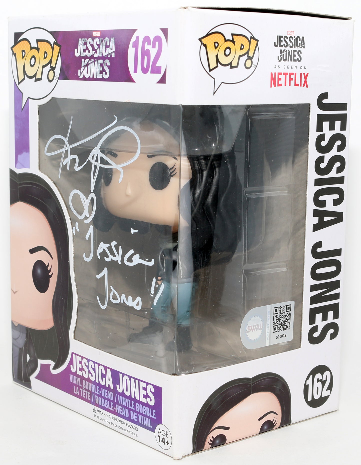 
                  
                    Krysten Ritter as Jessica Jones in Jessica Jones (SWAU) Signed Funko POP! #162
                  
                