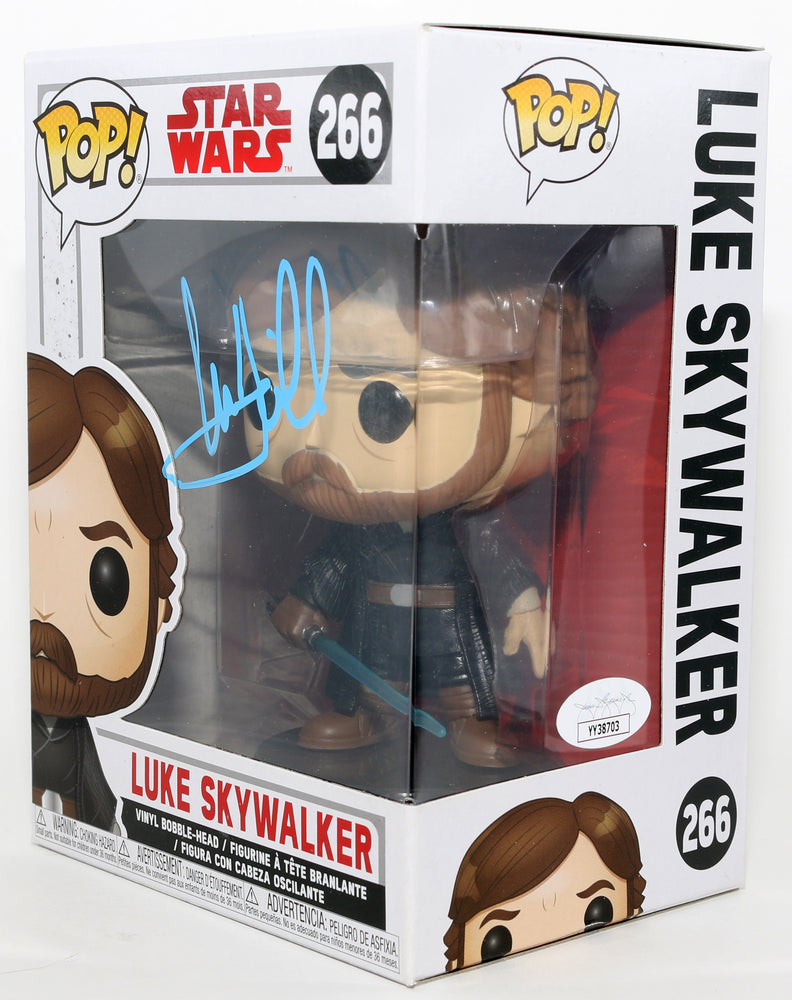 
                  
                    Mark Hamill as Luke Skywalker in Star Wars: The Last Jedi (JSA) Signed Funko POP! #266
                  
                