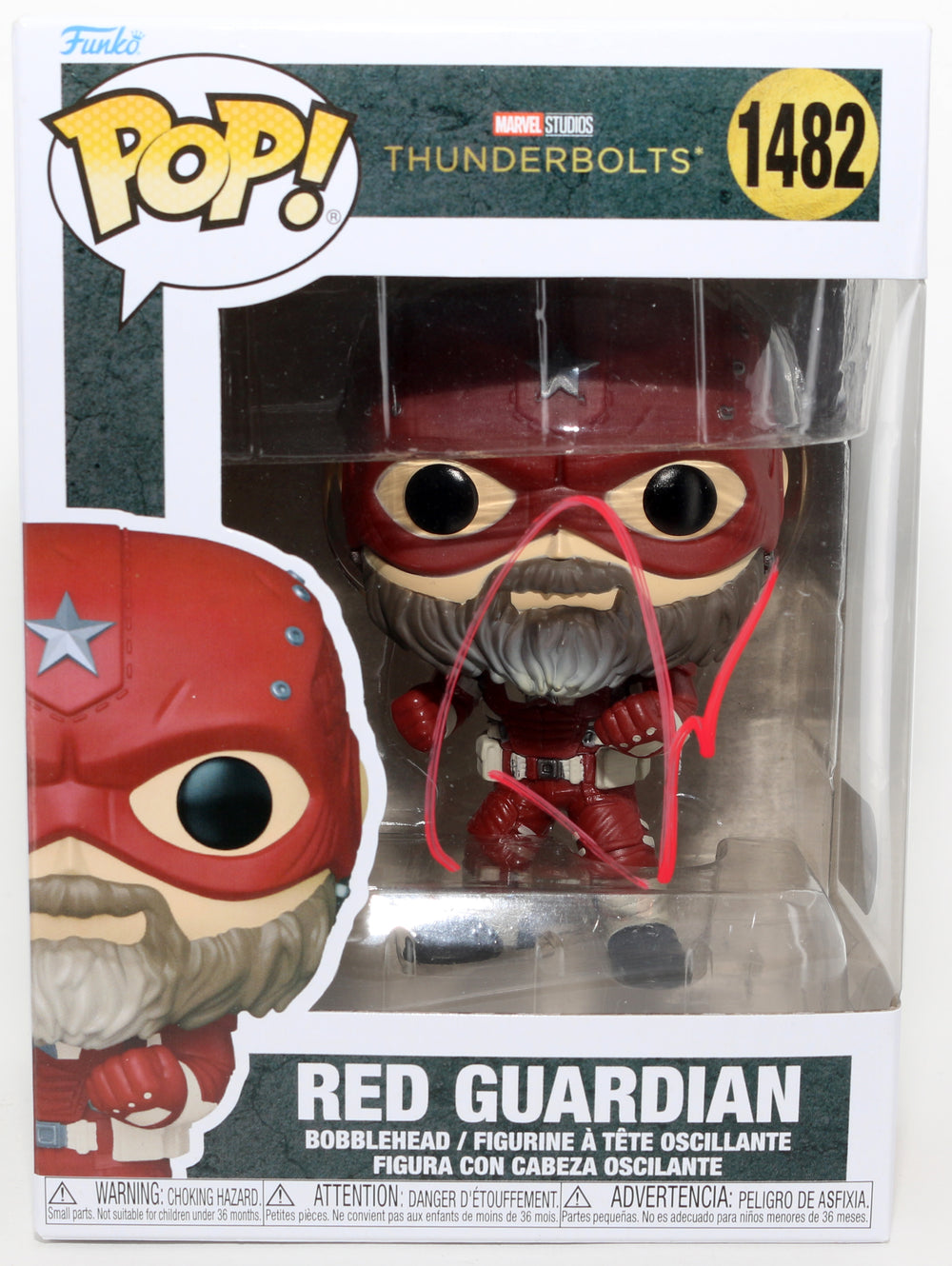 David Harbour as Alexei / Red Guardian in Thunderbolts* / The New Avengers (SWAU) Signed Funko POP! #1482
