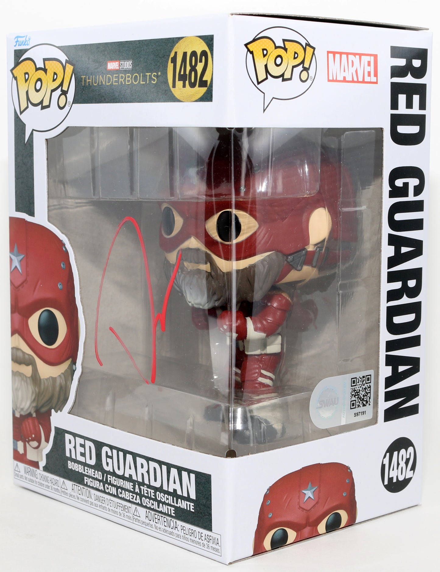
                  
                    David Harbour as Alexei / Red Guardian in Thunderbolts* / The New Avengers (SWAU) Signed Funko POP! #1482
                  
                