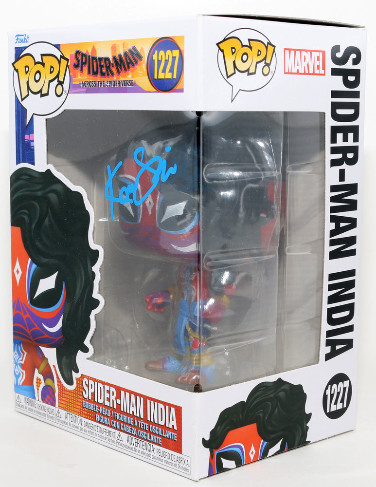 
                  
                    Karan Soni as Spider-Man India in Spider-Man: Across the Spider-Verse Signed Funko POP! #1227
                  
                