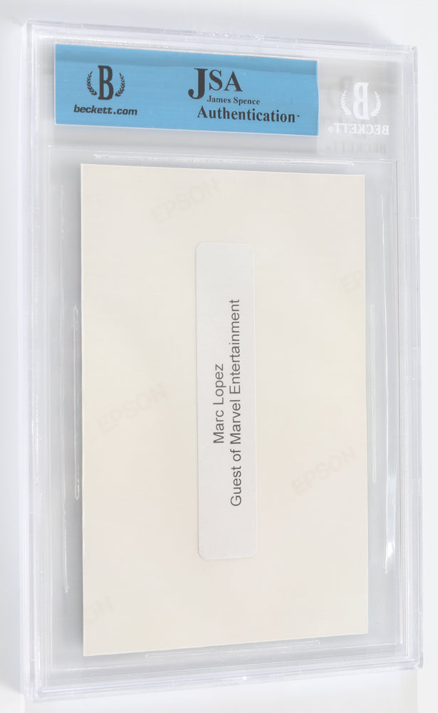 
                  
                    Guardians of the Galaxy Advance Screening Ticket (Beckett Slabbed) Signed by Chris Pratt & Zoe Saldaña
                  
                