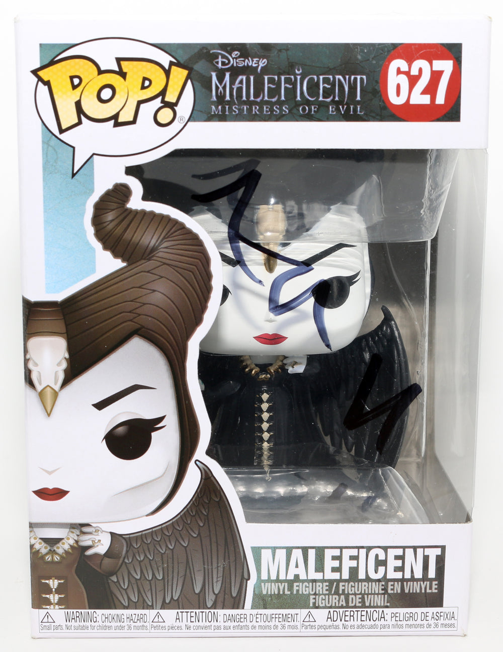 Angelina Jolie as Maleficent in Disney's Maleficent Signed Funko POP! #627