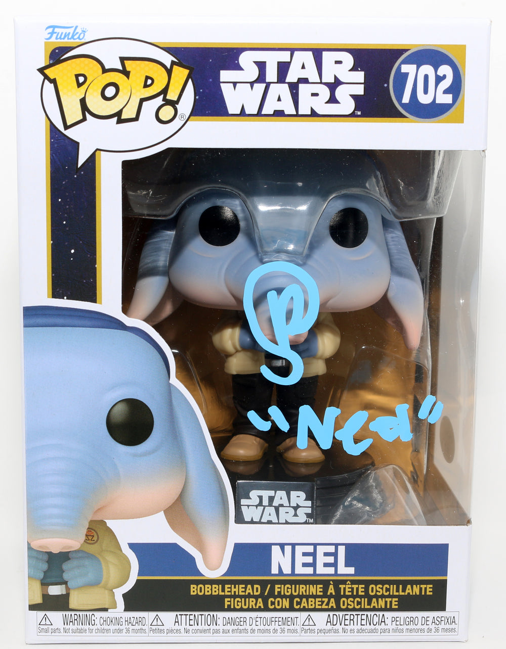 Robert Timothy Smith as Neel in Star Wars: Skeleton Crew (JSA) Signed Funko POP! #702 with Character Name