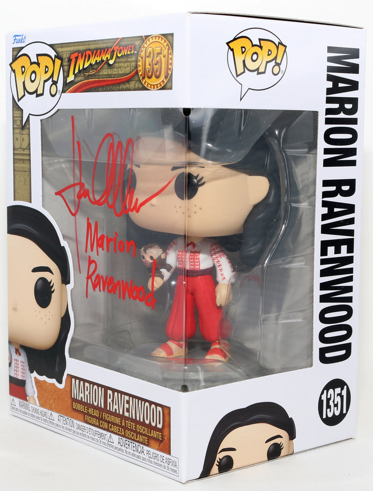 
                  
                    Karen Allen as Marion Ravenwood in Raiders of the Lost Ark Signed Funko POP! #1351 with Character Name
                  
                