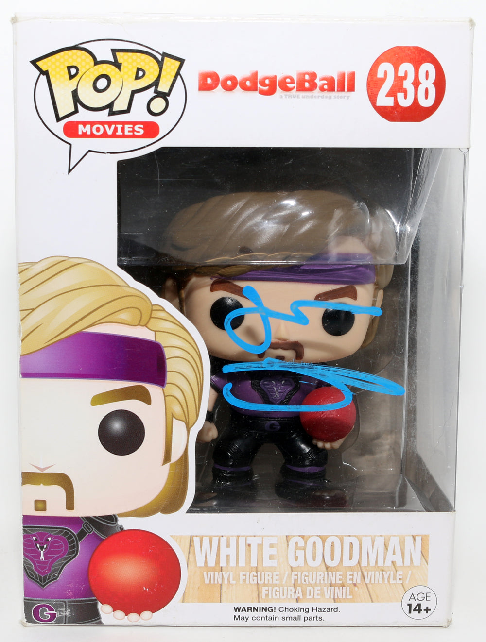 Ben Stiller as White Goodman in Dodgeball Signed Funko POP! #238