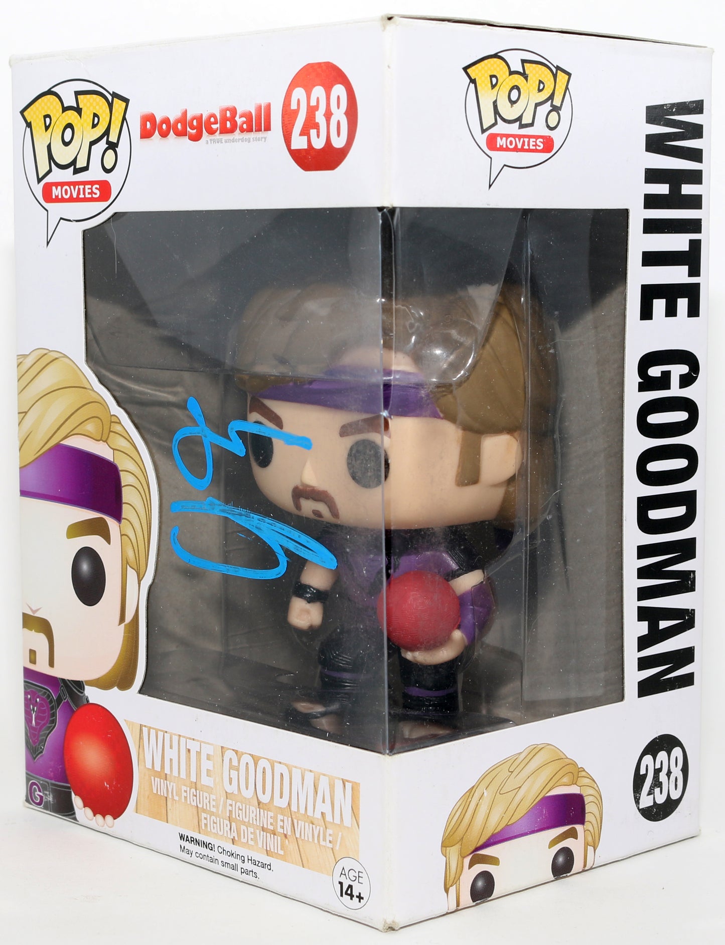 
                  
                    Ben Stiller as White Goodman in Dodgeball Signed Funko POP! #238
                  
                