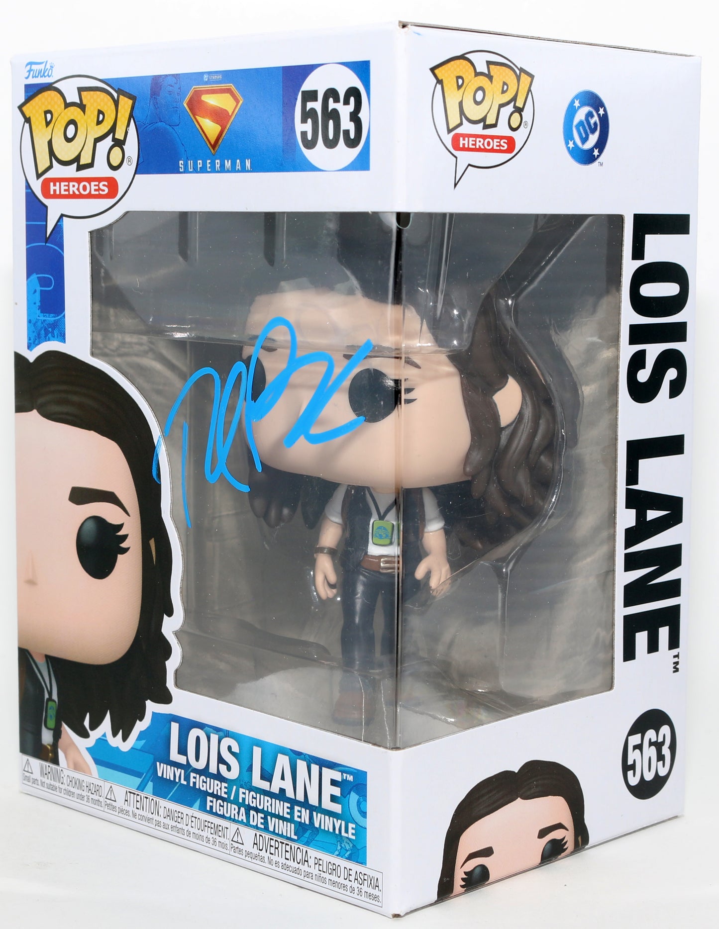 
                  
                    Rachel Brosnahan as Lois Lane in Superman Signed Funko POP! #563
                  
                
