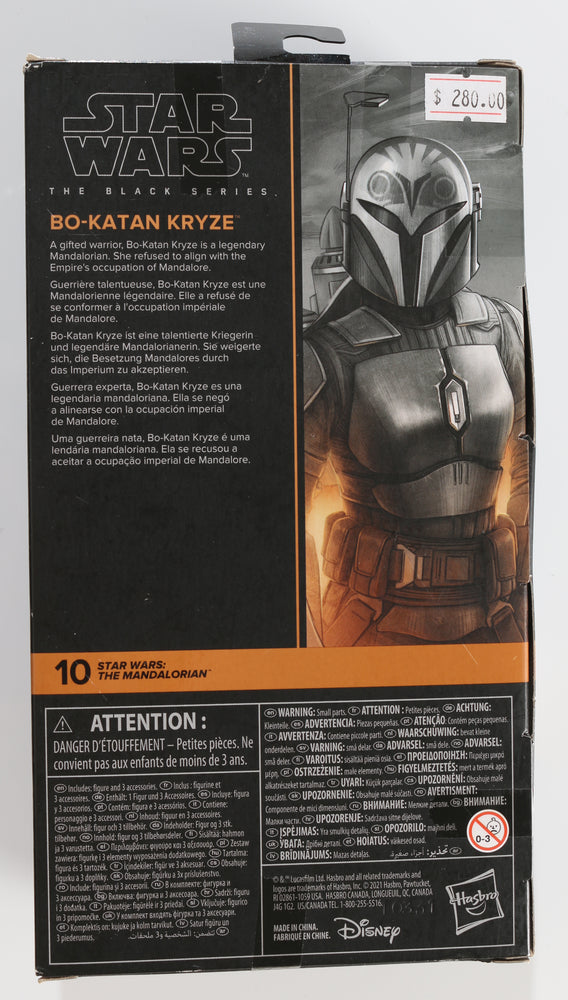 
                  
                    Katee Sackoff as Bo-Katan Kryze in Star Wars: The Mandalorian Signed Black Series Figure with Character Name
                  
                