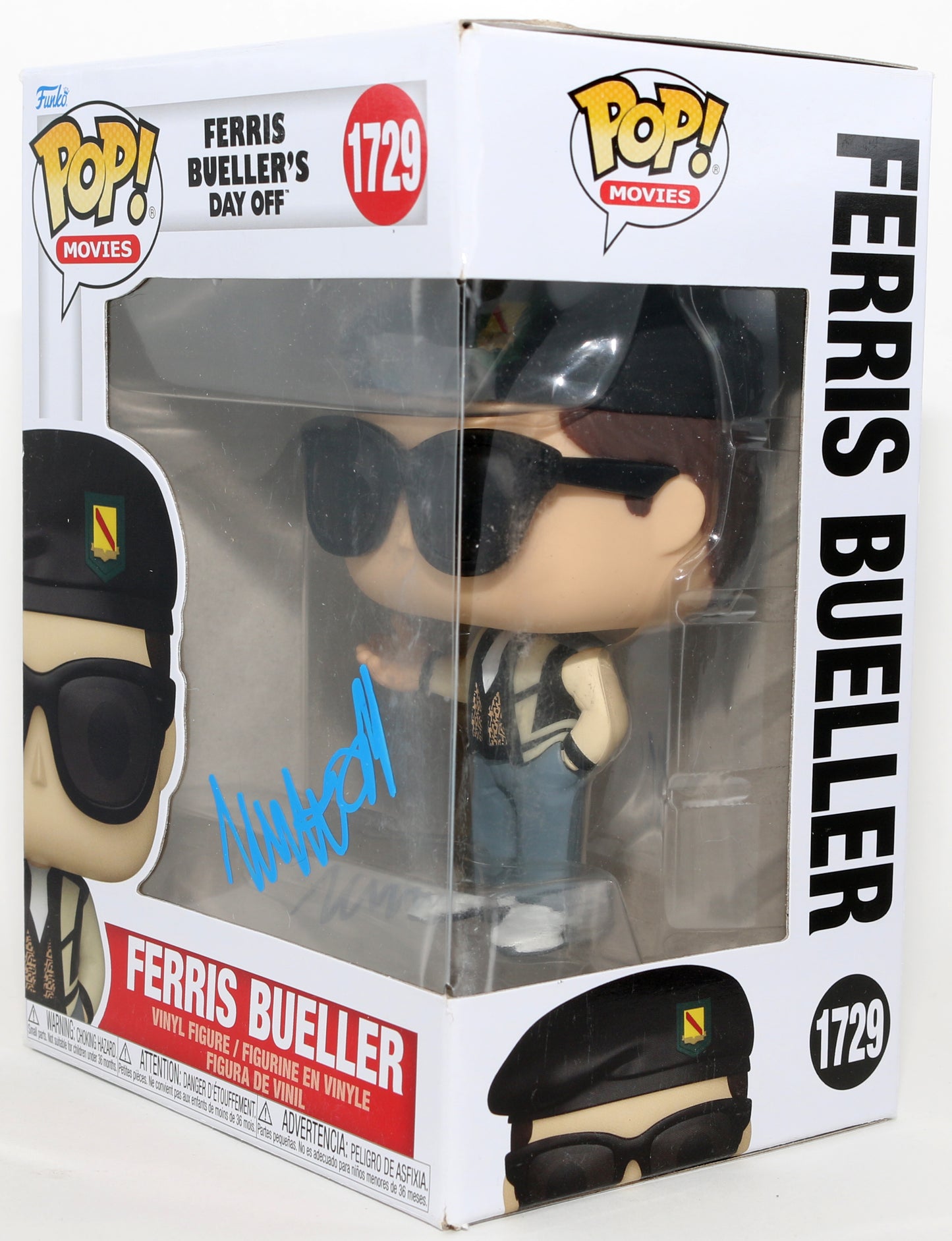 
                  
                    Matthew Broderick as Ferris Bueller in Ferris Bueller's Day Off Signed Funko POP! #1729
                  
                