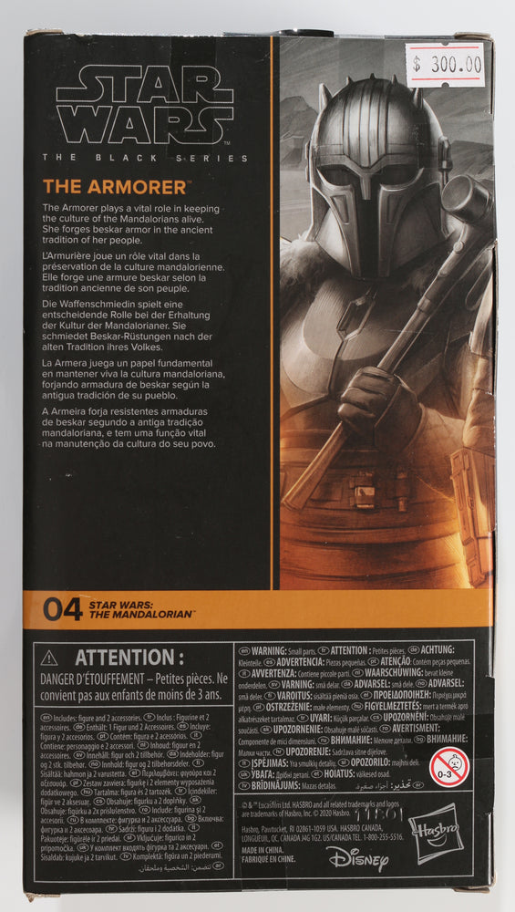 
                  
                    Emily Swallow as the Armorer in Star Wars: The Mandalorian Signed Black Series Figure with Character Name
                  
                