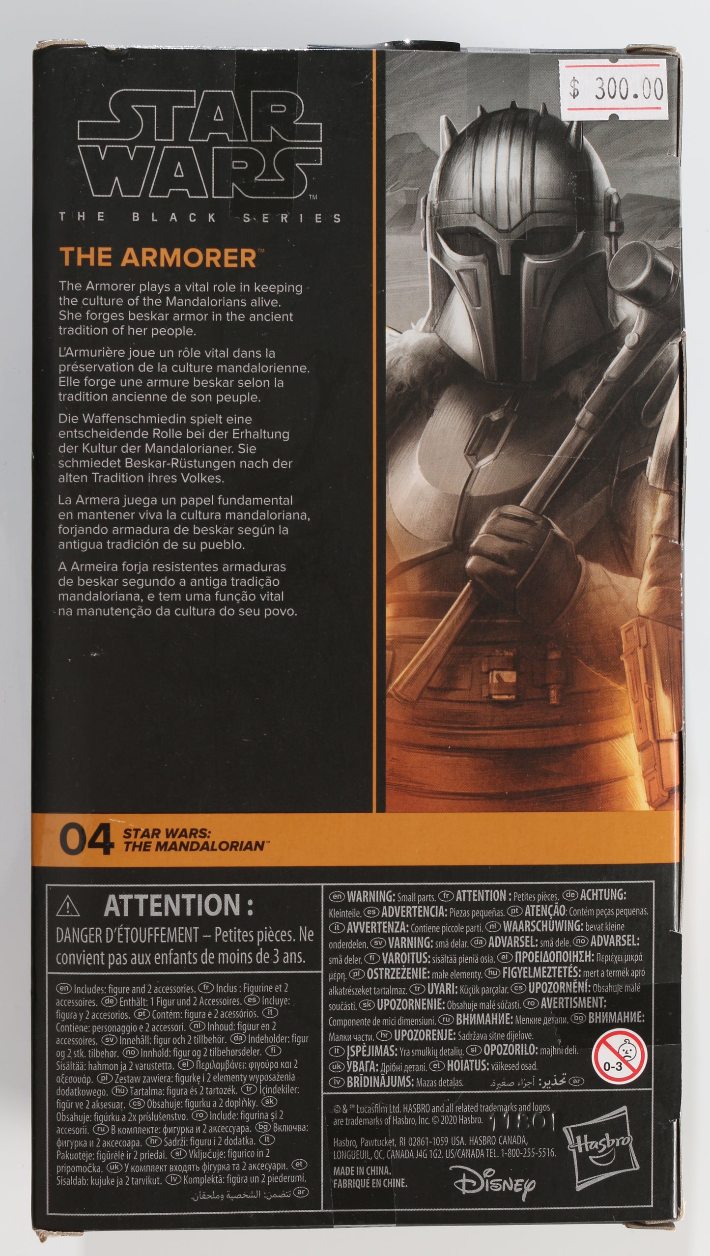 
                  
                    Emily Swallow as the Armorer in Star Wars: The Mandalorian Signed Black Series Figure with Character Name
                  
                