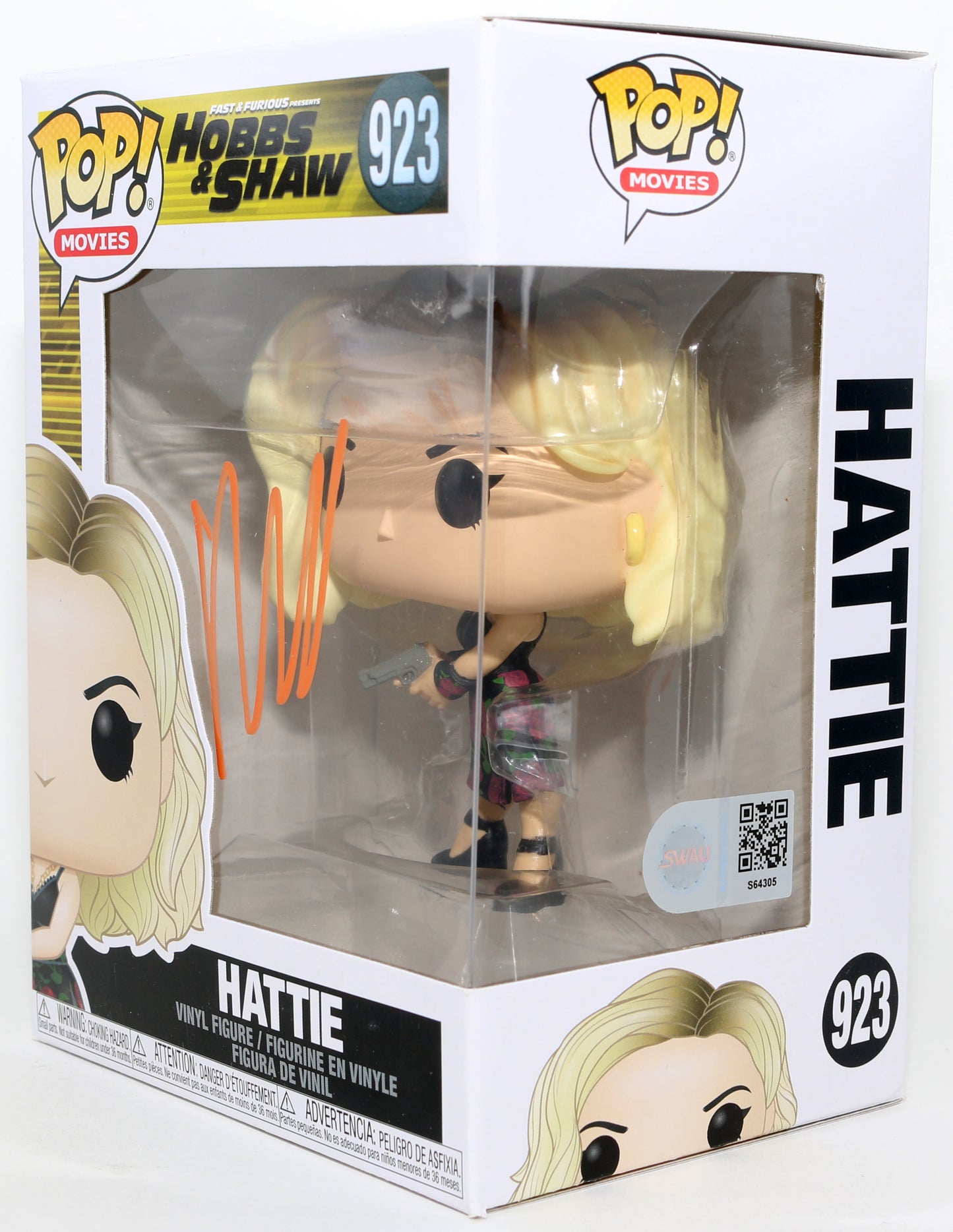 
                  
                    Vanessa Kirby as Hattie in Fast & Furious Presents: Hobbs & Shaw (SWAU) Signed Funko POP! #923
                  
                