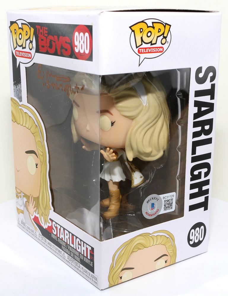 
                  
                    Erin Moriarty as Starlight in The Boys (Beckett) Signed Funko POP! #980 with Character Name
                  
                