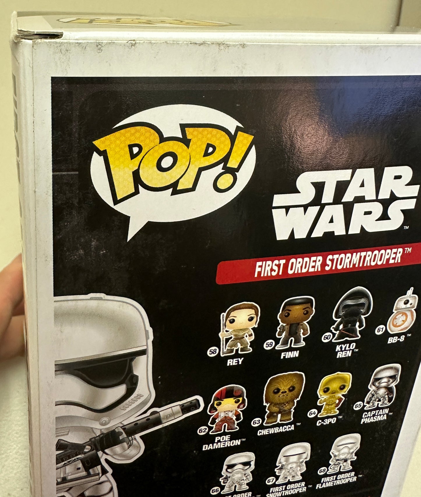 
                  
                    Daniel Craig as First Order Stormtrooper in Star Wars: The Force Awakens (Beckett) Signed Funko POP! #74 - Rare
                  
                