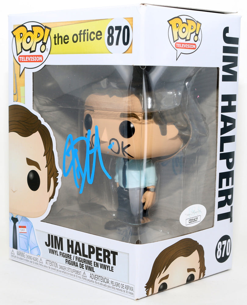 
                  
                    John Krasinski as Jim Halpert in The Office (JSA) Signed Funko POP! #870
                  
                