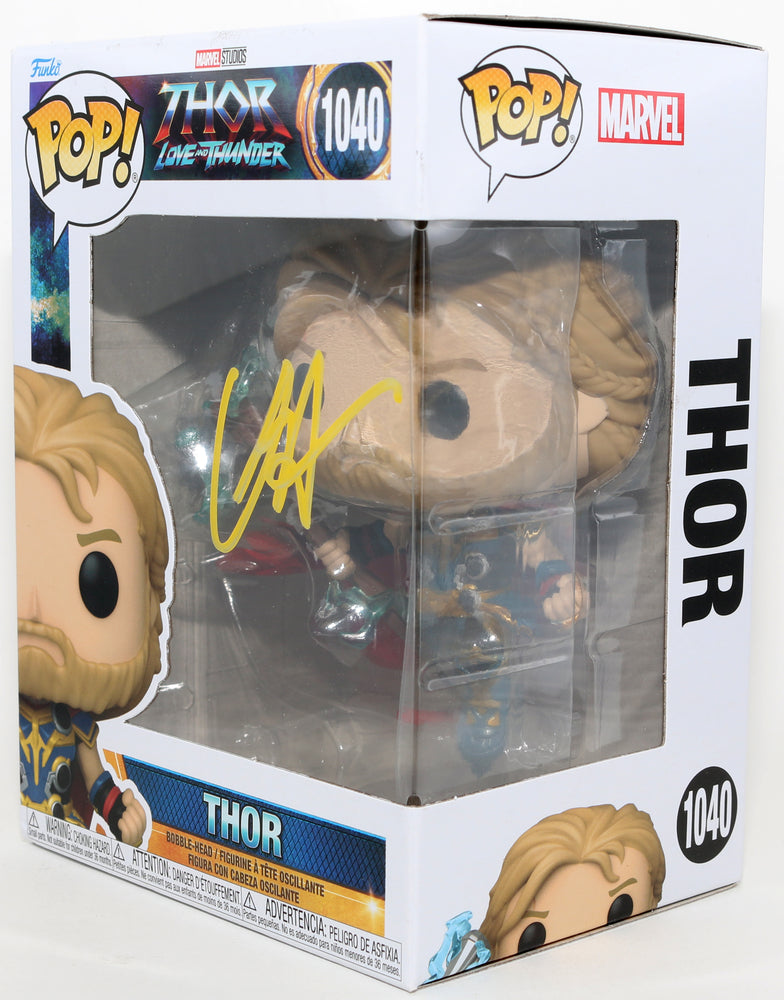 
                  
                    Chris Hemsworth as Thor in Thor: Love & Thunder Signed Funko POP! #1040
                  
                
