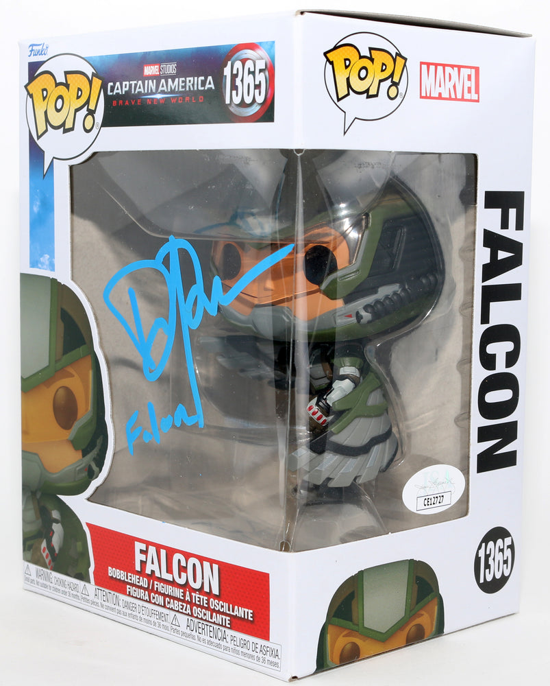 
                  
                    Danny Ramirez as Falcon in Captain America: Brave New World (JSA) Signed Funko POP! #1365 with Character Name
                  
                