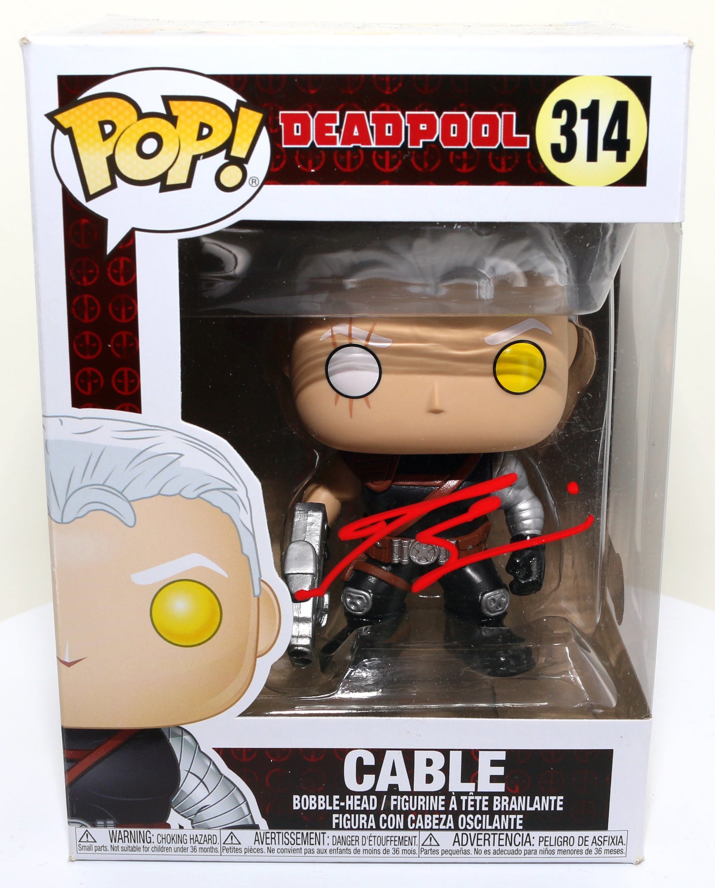 
                  
                    Josh Brolin as Cable in Deadpool 2 (Beckett) Signed Funko POP! #314
                  
                