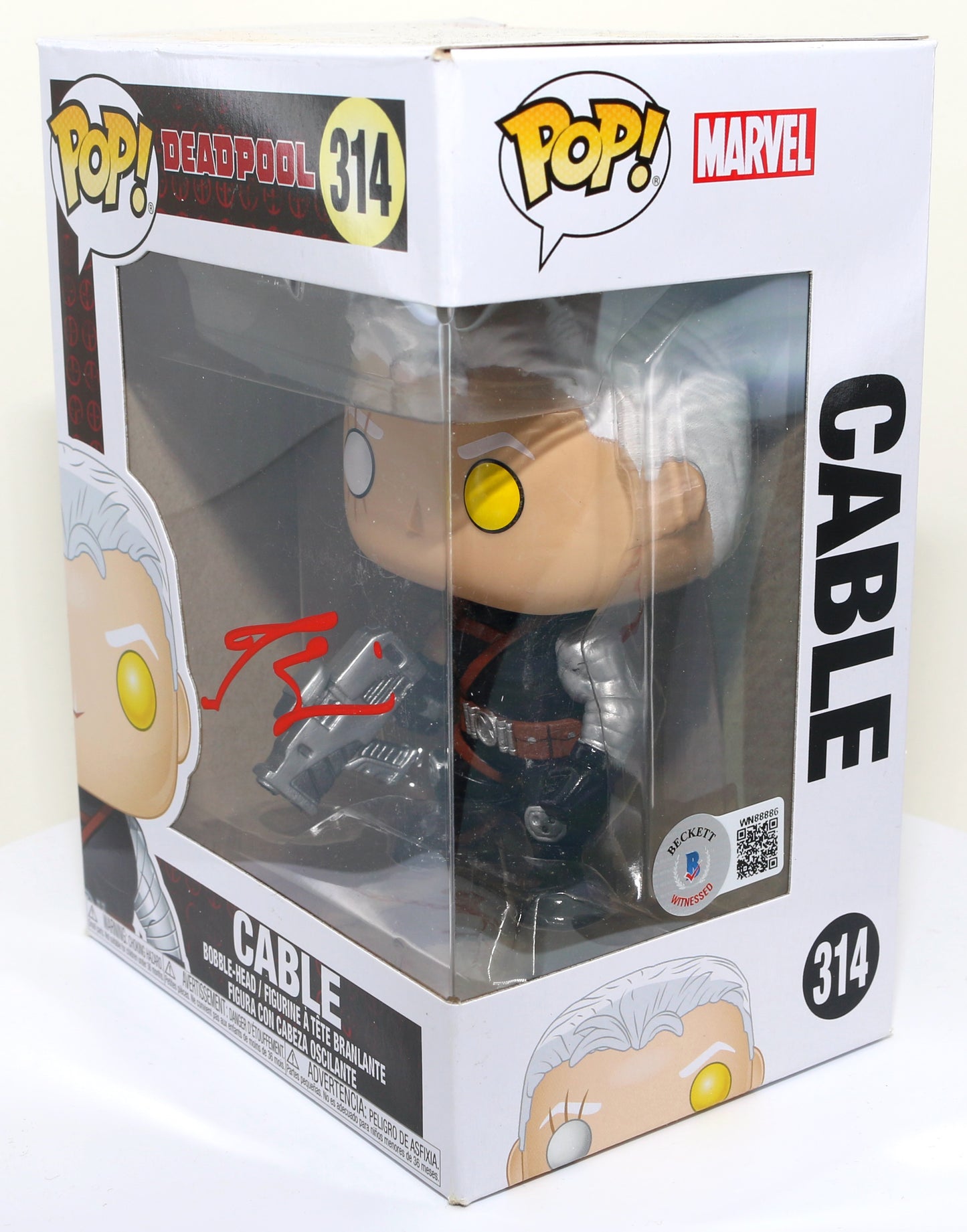 
                  
                    Josh Brolin as Cable in Deadpool 2 (Beckett) Signed Funko POP! #314
                  
                