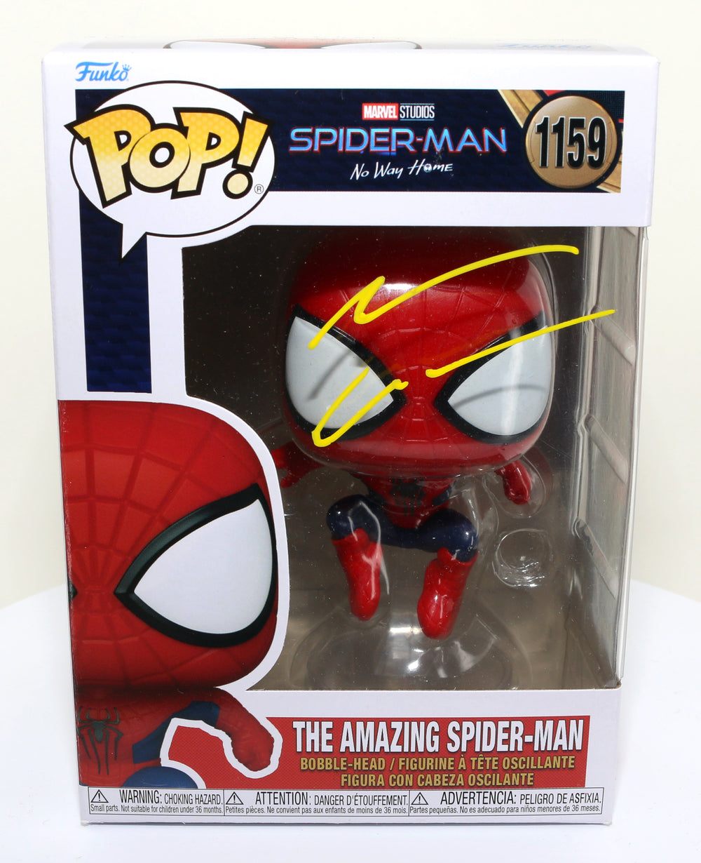 Andrew Garfield as The Amazing Spider-Man in Spider-Man: No Way Home (Beckett) Signed Funko POP! #1159